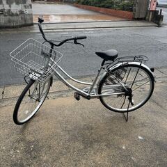 PLEASURE プレジャー 自転車 26インチ シルバー US...