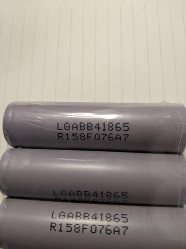 リチウムイオン電池41865  4本【電気系の知識がある方のみ】