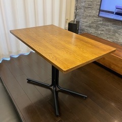 【天然木】ダイニングテーブル カフェ センターテーブル モダンイ...