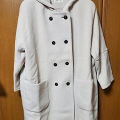 新品　春物　アンゴラ　ウールコート　アイボリー　13号～15号　...