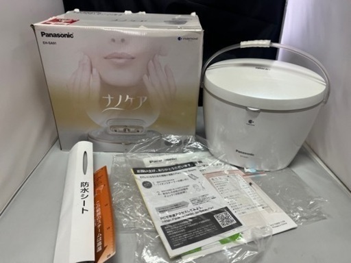 Panasonic ナノケア EH-SA91 nanoe ゴールド調 イオンスチーマー 箱入り 取説あり 中古美品 ①