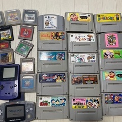 スーパーファミコンカセット　ゲームボーイ　アドバンスの画像