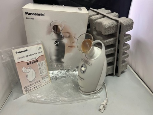 Panasonic ナノケア EH-SA30 nanoe ゴールド調 イオンスチーマー 箱入り 取説あり 中古美品 ①