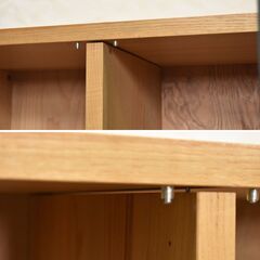 【ヤ取終了5/10】≪yt1210ジ≫ IKEA/イケア TRABY/トレービー ガラス扉キャビネット 幅80cm 飾り棚/収納棚 組立済 加工あり 現状品 60310-03の画像