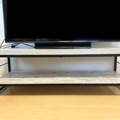 ニトリ　テレビボード　テレビ台　ローボード　ホワイトウッド調