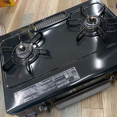 美品 パロマ LPガス ガステーブル IC-S37BM-R 2022年製 右強バーナー 水無し片面焼き