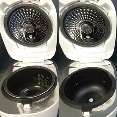 シャープ/IHジャー炊飯器/KS-H5E7-KW/keyword/2020年製/3合炊き/白/キーワードホワイト/キッチン家電/通電確認済/E1DN1301の画像