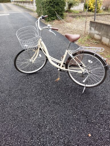 引き取り予定者確定】26インチ自転車シティサイクル6段ギア