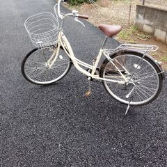 引き取り予定者確定】26インチ自転車シティサイクル6段ギア