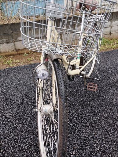 引き取り予定者確定】26インチ自転車シティサイクル6段ギア