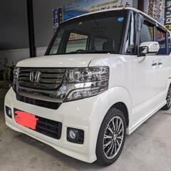 N‐BOX カスタム 綺麗！美車!! 純アルミ 両側PSD H25式