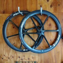ロードバイク　ホイール　bikeahead 中古　フロント