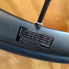 ロードバイク　ホイール　bikeahead 中古　フロントの画像