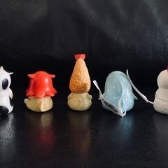 【新品・未使用】モフサンド　インテリアミニフィギュア　アクリルキーホルダー付きの画像