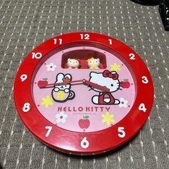 Sanrio キティちゃん　電池式壁掛け時計
