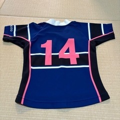 美品ラグビーユニフォームセット　ジャージサンデイズ120の画像