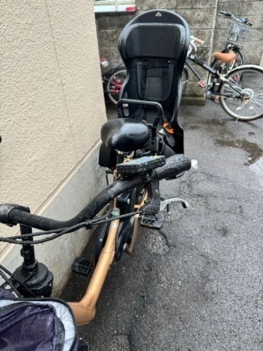 【中古】パナソニック ギュットアニーズ 色：ゴールド 20インチ 8.9Ah バッテリー 充電器付