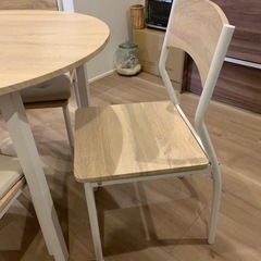 家具　ダイニングテーブル椅子4脚ダイニングセットの画像