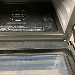 I2403-758 Panasonic スチームオーブンレンジ NE-BS80E4-W 2016年製 動作確認済み キズ汚れ有りの画像
