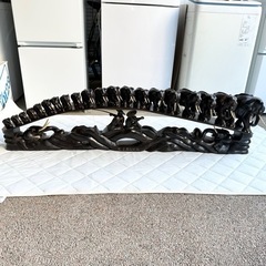 g●■ スリランカ製 黒檀 象の置物 32kg ヴィンテージ ア...