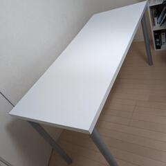 ニトリ　作業用デスク（白）
