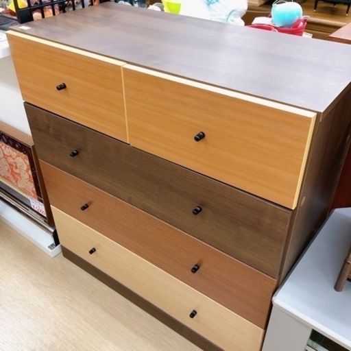 チェスト◆4段整理タンス◆洋服ダンス◆幅87×奥行41×高さ90ｃｍ【こちらは店舗です。浜村鹿野温泉ICから3分 買取本舗 宮本リサイクル 営業時間９～１９時 定休日水曜日】