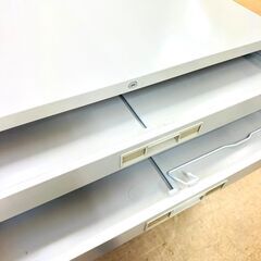 UCHIDA 図面ロッカー 4段 スチール オフィス家具/8Jの画像