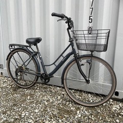 都内/千葉】ママチャリ 26インチ6段変速/鍵/カゴ/オートライト付