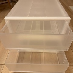 無印良品　PP衣装ケース2個セット