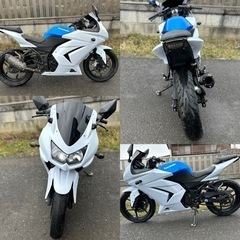 Kawasakiニンジャ250Rバッテリー・オイル・メーターワイヤーなど新品交換^_^色々整備で快調です☆の画像