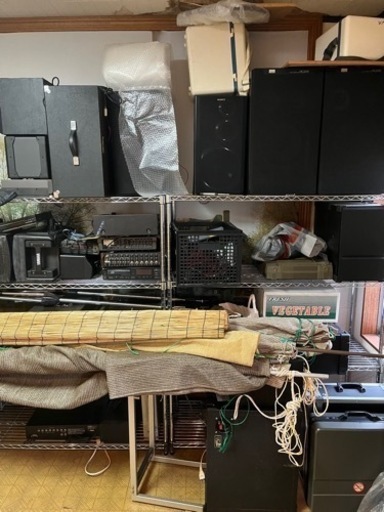 BOZZやSONYのスピーカーやミキサー類