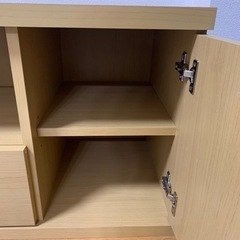 決まりました！最終値下げ！！テレビ台(ウッド調)お譲りします！の画像
