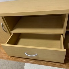 決まりました！最終値下げ！！テレビ台(ウッド調)お譲りします！の画像