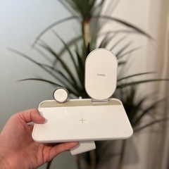3in1 ワイヤレスチャージャー＋純正Watchチャージケーブル
