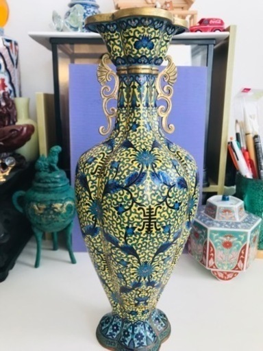 イギリス製グラスペインティング⑤ ヨット 52.5×46cm 額入り 絵画