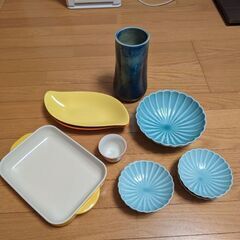 【4/7廃棄】食器、器、花瓶セット