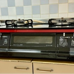 (美品)パロマ  ガラストップ コンロ ガステーブル IC66WCR-R  グランシェフ   GRAND CHEF  