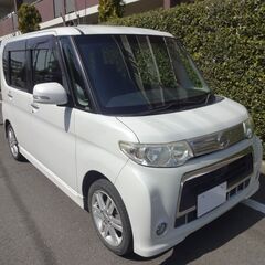込プライス１６万円 タント カスタムＲＳターボ L375S 後期 修復無し パール 左側パワスラ 本車検２年受渡 機関良好の画像