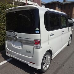 込プライス１６万円 タント カスタムＲＳターボ L375S 後期 修復無し パール 左側パワスラ 本車検２年受渡 機関良好の画像