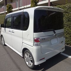 込プライス１６万円 タント カスタムＲＳターボ L375S 後期 修復無し パール 左側パワスラ 本車検２年受渡 機関良好の画像
