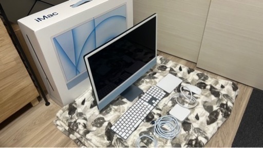 24インチiMac/ブルー/M1/8コア8コア/メモリ16GB/1TB