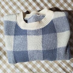 10円　韓国クロップニット　フリーサイズの画像