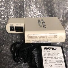 有線LANから無線LANに手軽に変換　Buffalo(バッファロー) 無線LAN変換アダプター WLI-T1-B11 中古品の画像
