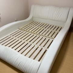 決まりました。美品アルモニア ベッド ダブルベッドの画像
