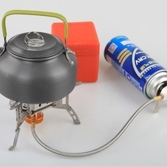 ソロキャンプ　キャンプ　シングルバーナー CB缶対応 3500W...