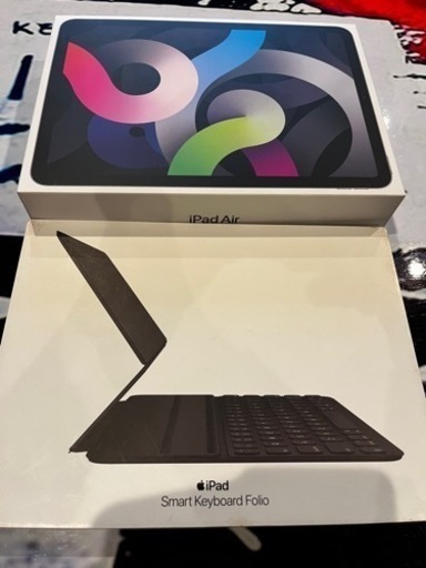 決まりました。極美品！キーボード付き☆iPad Air4 64GB Wi-Fi+Cellular モデル+Apple Smart KeyboardFolio セット品☆