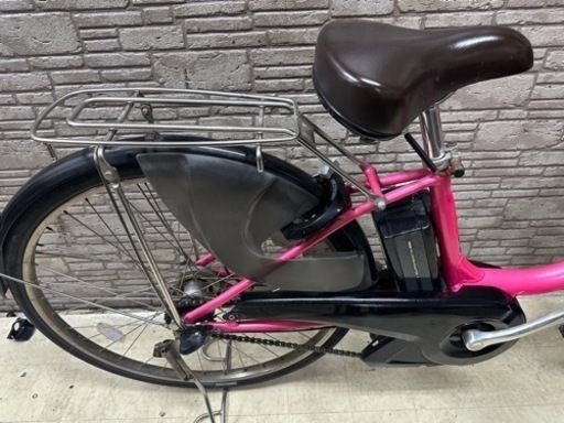 新生活応援SALE  12.8Ah 大容量バッテリー東京23区配達無料　新基準　ヤマハ　ナチュラ　12.8Ah リチウム 電動自転車 中古 1724