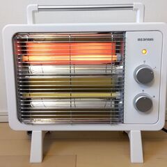 【痛み・傷なし！】アイリスオーヤマ 遠赤外線 電気ストーブ KIEHD-800-Wの画像