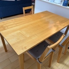 無印良品　ダイニングテーブルセット