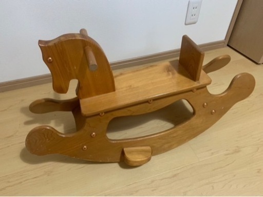 木馬　撮影道具にも！玩具にも！